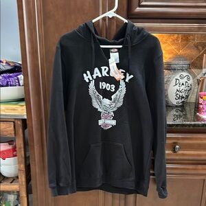 Harley-Davidson Black Hoodie Sweater